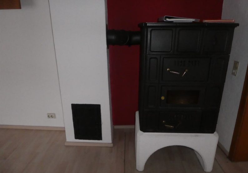 Ofen im Wohnzimmer